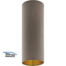 EGLO Schirm Pasteri Pro � 150 H 160 mm Textil taupe/gold