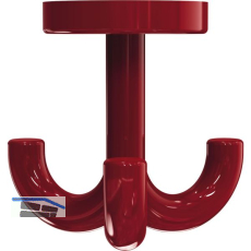 Dreifach-Drehhaken HEWI 477.90.050 H�he 70 mm, Polyamid rubinrot gl�nzend