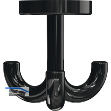 Dreifach-Drehhaken HEWI 477.90.050 H�he 70 mm,Polyamid tiefschwarz gl�nzend