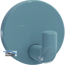 Mantelhaken HEWI 801.90.010 H�he 40 mm, Polyamid aquablau gl�nzend