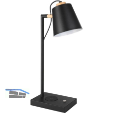 EGLO Tischleuchte Lacey QI schwarz