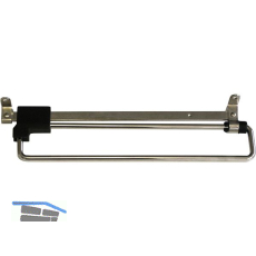 Kleiderb�gelhalter-Auszug 500 mm Stahl vernickelt