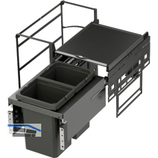 VS ENVI Water Plus Abfalltrennsystem KB 600 mm 2 x 10 L Lava