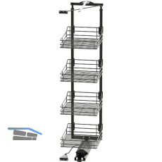 VS TAL Gate Hochschrankauszug Set Classic 1450 - 1700 mm KB 450 mm Lava