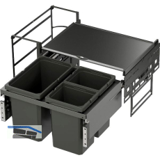 VS ENVI Water Abfalltrennsystem KB 800 mm 2 x 10/1 x 22 L Lava