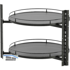 VS COR Wheel Pro Eckschrank-Drehboden Premea 4/4-Kreis KB 800 mm Lava