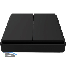 SIRO PushPower Aufbauschalter 55 4-fach schwarz