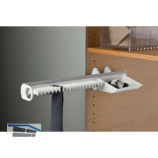 SERVETTO Self System Krawattenhalter Modell B Aluminium/Kunststoff wei�