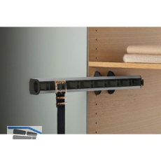 SERVETTO Self System G�rtelhalter Modell M Aluminium/Kunststoff schwarz