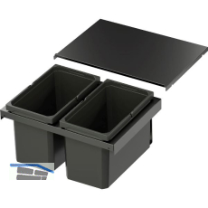 VS ENVI Flex XS-256 Abfalltrennsystem KB 600 mm 2 x 16 Liter Lava