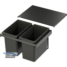 VS ENVI Flex Abfalltrennsystem KB 600 mm 2 x 22 Liter Lava