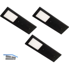 L&S Unterbauleuchte Planar L 3er Set schwarz