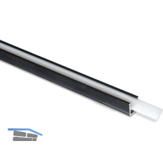 L&S Einbauleuchte Moove DualColor auf Ma� geschnitten schwarz