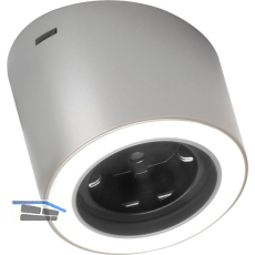 DOMUS LINE Unterbauleuchte UNIKA D-Motion WAVE Steckdose, Edelstahl Effekt