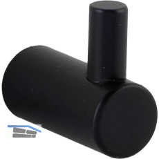 Mantelhaken Ersa 16 mm, Tiefe 35 mm, Stahl schwarz matt