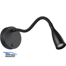 EGLO Wandleuchte Olivandino Flex USB-C schwarz