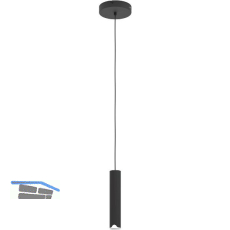 EGLO H�ngeleuchte Balamorta-Z 3,7W schwarz