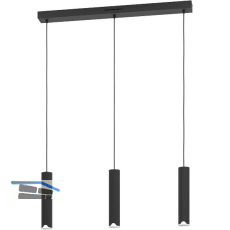 EGLO H�ngeleuchte Balamorta-Z 3x3,7W schwarz
