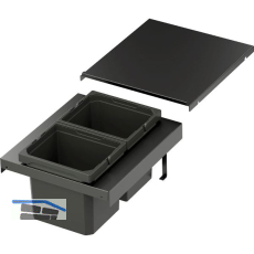 VS ENVI Flex XS-216 Abfalltrennsystem KB 400 mm 2 x 6 Liter Lava