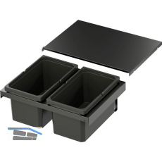 VS ENVI Flex XS-216 Abfalltrennsystem KB 600 mm 2 x 13 Liter Lava