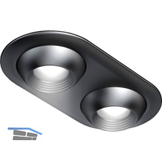 ITAL PEK Einbauleuchte Focus2 Round schwarz