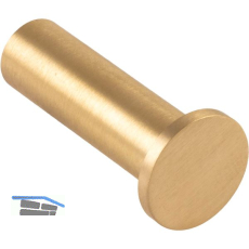 Mantelhaken Erato 22 mm, T 49 mm, Messing matt