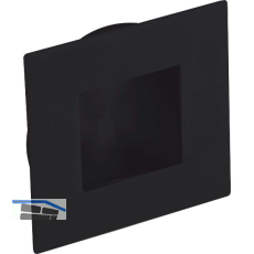 Muschelgriff Eros Breite 50 mm, Einlass � 40 mm, Edelstahl schwarz matt