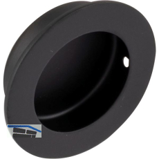 Muschelgriff Edana II � 50 mm, Einlass � 40 mm, Edelstahl schwarz matt