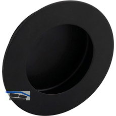 Muschelgriff Edana II � 65 mm, Einlass � 51 mm, Edelstahl schwarz matt