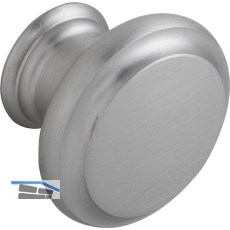 Knopf Pyra � 29 mm, Tiefe 21 mm, Messing Edelstahl Effekt