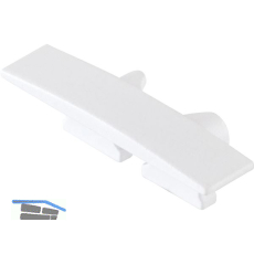 BILTON Endkappe BLine-S IN mit Bohrung, wei�