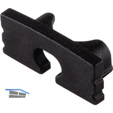 BILTON Endkappe BLine-S ON mit Bohrung, schwarz