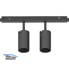 EGLO Line48V Spotlight 2-fach schwarz