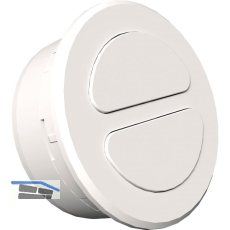 SIRO PushPower Druckschalter Mini 35 2-fach wei�