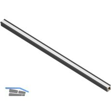 L&S Einbauleuchte Moove2 DualColor 3000 mm schwarz