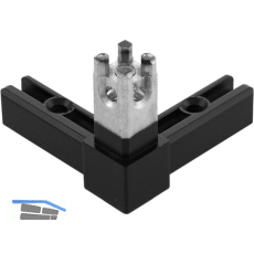 ALUMIS Smartcube Eckknoten 3s Zamak schwarz