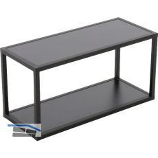 ALUMIS Regal-Set ALUMIS Smartcube 1200 x 350 mm Alu schwarz/Spanplatten schwarz