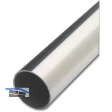 Dekorrohr 15 x 3000 mm Edelstahl geschliffen