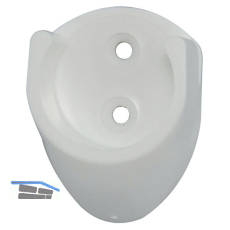 Schrankrohrlager Rund 1 � 25 mm, Kunststoff wei�