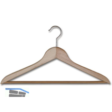 Kleiderb�gel Unut 1 drehbar, mit Hosensteg, Buche lackiert
