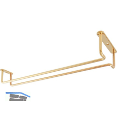 Bar-Gl�serhalterung 365 mm Messing Vergoldet