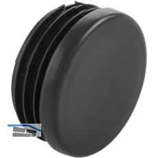 Bar-Reling Endkappe f�r Rohr-� 38 mm, KS Schwarz