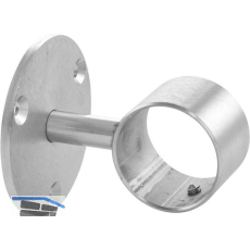 Bar-Reling Wandst�tze gerade f�r Rohr-� 38 mm, T 75,5 mm, Edelstahl geschliffen