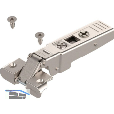 BLUM CLIP top Alurahmenscharnier 95�, gerade mit Feder, Schrauben