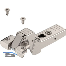 BLUM CLIP top Alurahmenscharnier 95�, 18 mm gekr�pft mit Feder, Schrauben