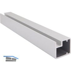 ALUMIS Alurahmenprofil schmal, L�nge 2500 per Stange, natur eloxiert