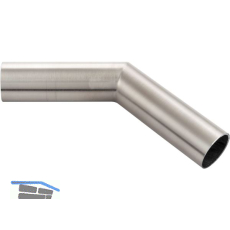 Bar-Reling Eckverbinder 135 Grad, f�r Rohr-� 38 mm, Edelstahl geschliffen