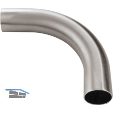 Bar-Reling Eckbogen 90 Grad, f�r Rohr-� 38 mm, Messing Edelstahl geschliffen