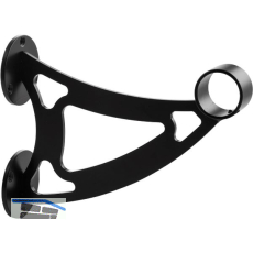 Bar-Reling Wandst�tze mit Diagonalstrebe Linz f�r Rohr-� 38 mm, Stahl Schwarz