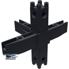 ALUMIS Smartcube Eckknoten 5s Zamak schwarz